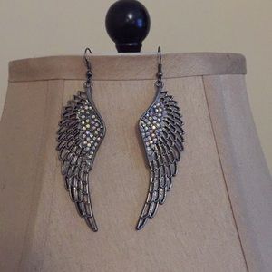 Angel wing earrings